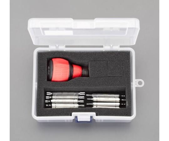 エスコ T7-T30[HexLobe]ドライバーセット(ショートグリップ) EA564AL-33 1セット