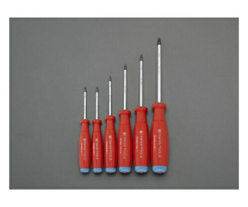 エスコ 6本組[Torx]ドライバー EA573MF-60 1セット