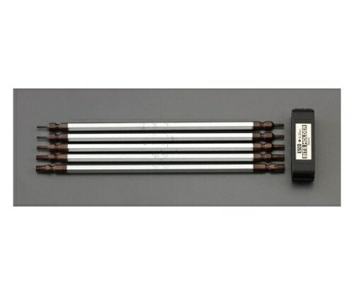 エスコ 5本組[HexLobe]ドライバービット EA813-110 1セット