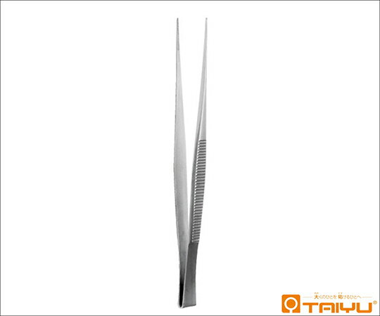 TAIYU（大祐医科工業） 先細鑷子 無鈎 折曲式 ダボ無 全長13cm TY-014A 1本