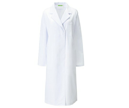 KAZEN レディス診察衣S型　長袖　白　3L 120-20 3L 1枚
