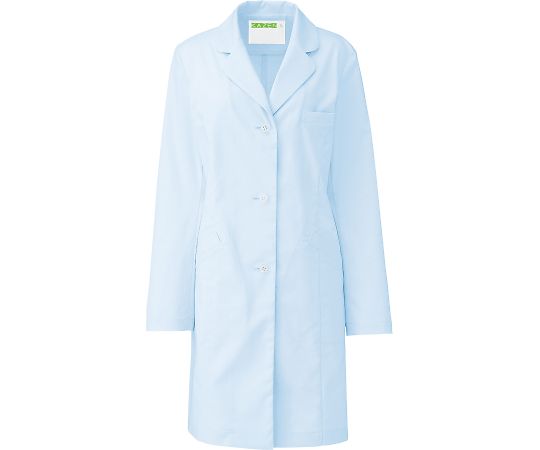 KAZEN レディス診察衣Sハーフ丈 サックス 3L REP210-1 3L 1枚