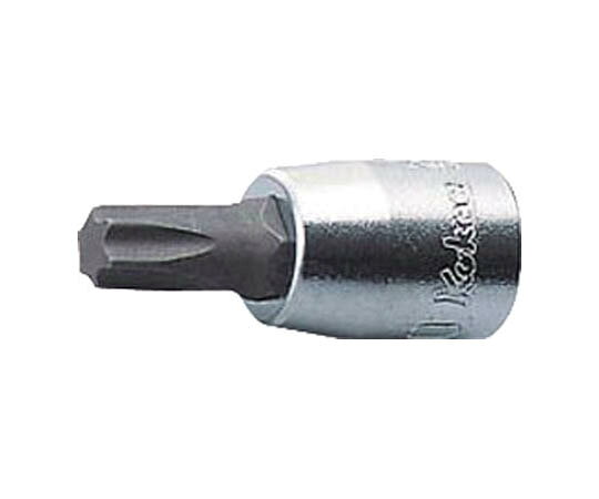 山下工業研究所 トルクスビットソケット 2025.80T40 1個●1/4(6.35mm)差込●トルクスビットソケット●全長80mm●T40●コード番号：811-8426