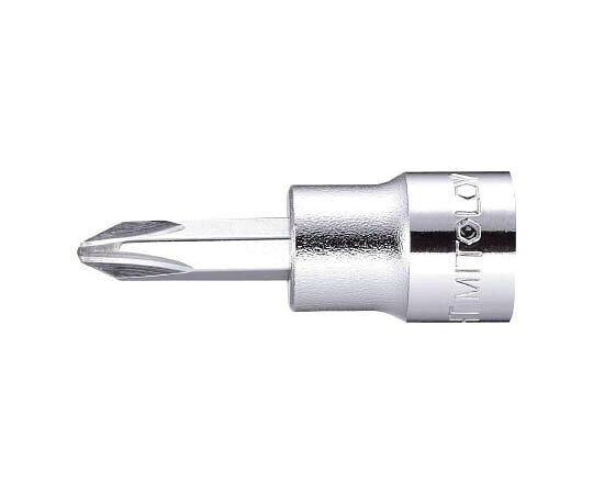 ミトロイ（水戸工機） 1／4　ドライバービットソケット　＋NO2 22BHT 1本