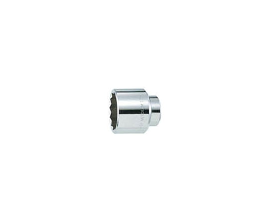 ミトロイ（水戸工機） 8／8　スペアソケット　（12P）　95mm 8M95 1個●差込角25.4mm用です。●口径は12角です。●差込角25.4mm用です。●口径は12角です。●作業におけるボルト・ナットの締め・ゆるめ用です。●対辺寸法(mm)：95●差込角(mm)：25.4●全長(mm)：110●材質：クロムバナジウム鋼●コード番号：817-4783