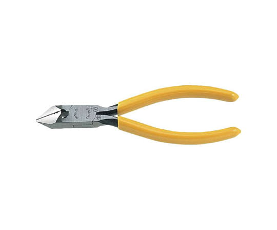 ミトロイ（水戸工機） 斜ニッパー　125mm CN125 1個●線材の皮むき用穴付(2ヶ所)です。●銅線・細線切断用です。●刃部は高周波焼入で優れた切れ味です。●ビニールグリップ付です。●線材の皮むき用穴付(2ヶ所)です。●銅線・細線切断用です。●刃部は高周波焼入で優れた切れ味です。●ビニールグリップ付です。●T(mm)：10●切断能力(mm)：銅線φ1.2・軟線φ0.9●E(mm)：49●L(mm)：133●呼び寸法(mm)：125●a(mm)：14●L(mm)：22●材質：CR70F2●コード番号：817-3913