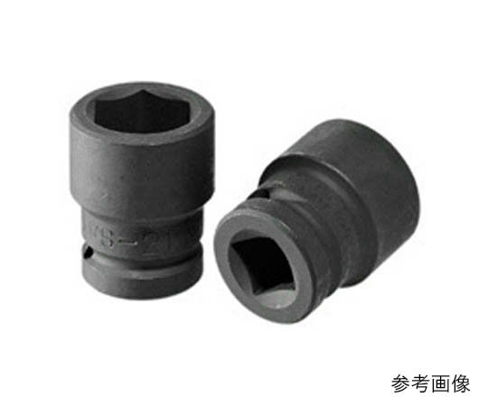 旭金属工業 インパクトレンチ用ソケット12．7□x22mm US0422 1個●ピン.Oリングで固定しますのでソケットの脱着を防ぎます。●六角ボルト・ナットの締結作業。●対辺寸法(mm)：22●差込角(mm)：12.7●全長(mm)：43●JIS表示認定工場製●材質：材質/SCM435、表面処理/カチオン電着塗装●コード番号：816-5543