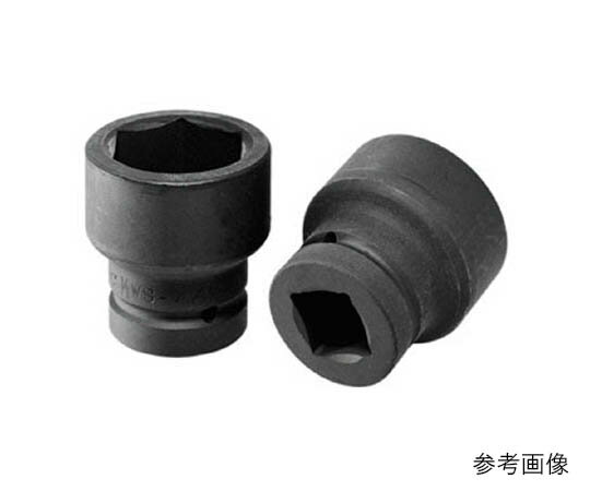 旭金属工業 インパクトレンチ用ソケット25．4□×19mm US0819 1本●ピン.Oリングで固定しますのでソケットの脱着を防ぎます。●六角ボルト・ナットの締結作業。●対辺寸法(mm)：19●差込角(mm)：25.4●全長(mm)：57●JIS表示認定工場製●材質：材質/SCM435、表面処理/カチオン電着塗装●コード番号：816-5572