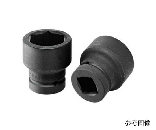 旭金属工業 インパクトレンチ用ソケット25．4□×38mm US0838 1本●ピン.Oリングで固定しますのでソケットの脱着を防ぎます。●六角ボルト・ナットの締結作業。●対辺寸法(mm)：38●差込角(mm)：25.4●全長(mm)：68●JIS表示認定工場製●材質：材質/SCM435、表面処理/カチオン電着塗装●コード番号：816-5584