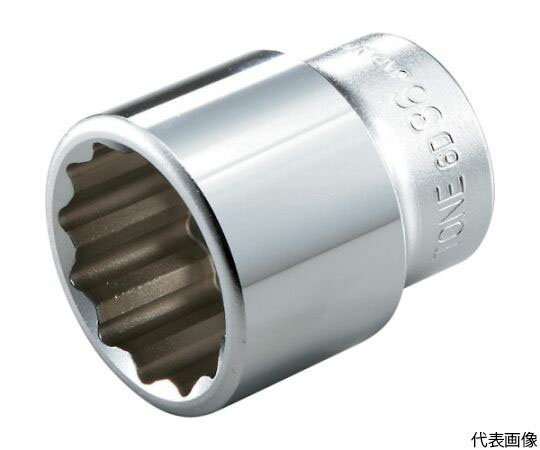 TONE ソケット（12角） 対辺寸法33mm 差込角19.0mm 全長58mm 6D-33 1個