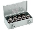 TONE インパクト用ソケットセット(自動車整備用) (ホイルナット用) 差込角19.0mm 9点セット A609T 1セット