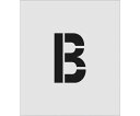 アイマーク ステンシル B 文字サイズ150×95mm AST-B15095 1枚