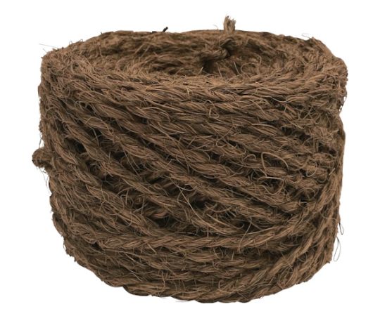 ユタカメイク 荷造り紐 シュロ縄玉 約3mm×50m ブラウン M133-BW 1巻