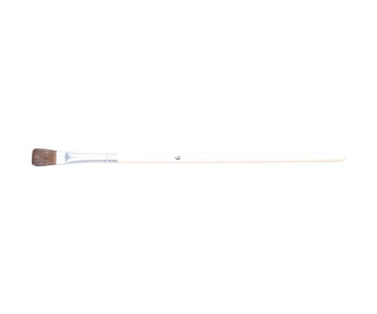 トラスコ中山 塗装用平筆　5本組　天然馬毛　6号　金具幅8mm　毛丈13mm　全 TFBH-6 1組(5本入)●工作、塗装の細かい部分塗りに適しています。●刷毛では難しい模様・文字などを書くのに適しています。●規格：6号●全長（mm）：180●金具幅（mm）：8●材質／仕上：毛：馬毛、柄：木●注意：ラッカーシンナーには使用しないでください。●原産国：中国●コード番号：818-8077