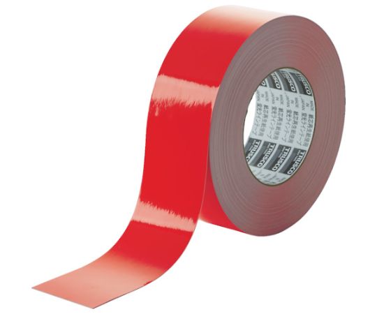 トラスコ中山 蛍光ラインテープ50mmx33m　レッド TLK-5033R 1巻