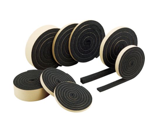 トラスコ中山 気密防水パッキンテープ 15mm×10mm×2m TWST-1510 1巻