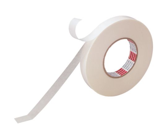 日東電工 プラスチック・発泡体用両面テープ TW-Y01 40mm×50m クリア TW-Y01-40 1巻●金属だけでなくポリプロピレンなどの各種プラスチック材料、発泡体などの粗面にも接着しやすいテープです。●耐反発性にすぐれています。●プラスチックや発泡体、塩ビなどの接着用。●色：クリア●幅（mm）：40●長さ（m）：50●厚さ（mm）：0.17●粘着力（N/10mm）：7.6●粘着力：7.6N/10mm●切断にはカッターが必要●材質／仕上：基材／不織布、粘着剤／アクリル系●原産国：日本●コード番号：816-0347