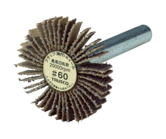トラスコ中山 薄型フラップホイール　30X5X6　#60　5個入 UF3005-60 1箱(5個入)