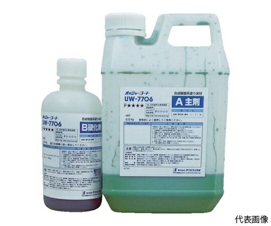 タイムケミカル オッシャーコート コンクリート凹凸補修剤 6Kgセット C48グリーン UW-7706-C48 1セット