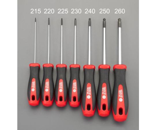 エスコ [Ball-Hexagon]ドライバー 6.0x100mm EA573KC-260 1本