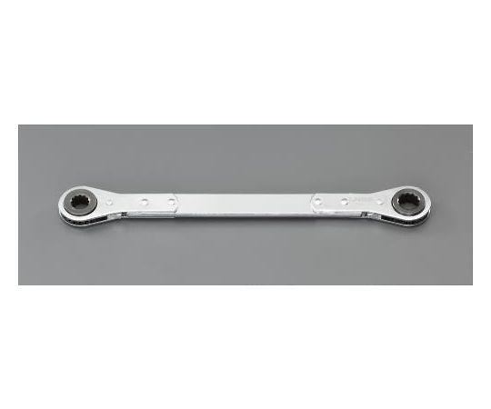 エスコ ラチェットめがねレンチ　8×10mm/203mm EA602KS-1 1丁