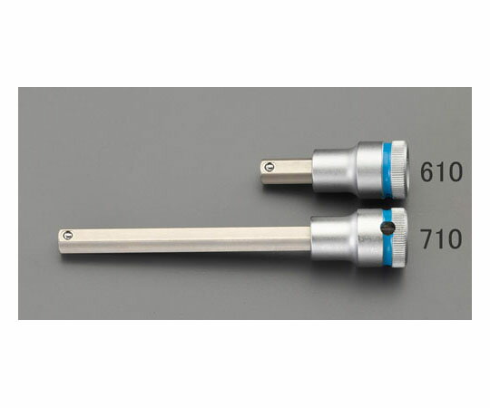 エスコ [INHEX]ビットソケット（ホールド機能） 1/2"DR/5×60mm EA617AM-605 1個