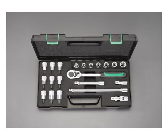 エスコ [Torx]ソケットレンチセット　1/2"DR EA617ZJ-2A 1組