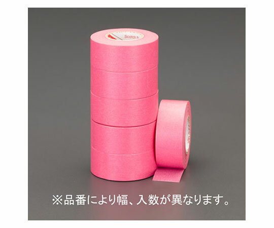 エスコ マスキングテープ(サイディング用 24mm x18m (5巻) EA943MP-24 1包(5巻入)
