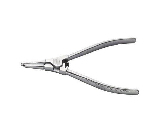 HAZET スナップリングプライヤー 軸用 ストレートタイプ 1846C4 1丁