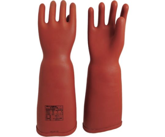 渡部工業 高圧ゴム手袋460mm胴太型L 555-L 1双