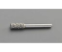 エスコ 超硬カッター(鉄・鋳物用) [快削] φ6x19mm/6mm軸 EA819JA-706 1本