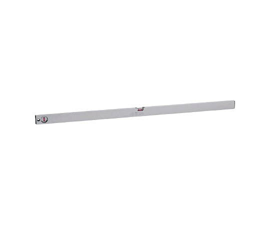 エビス（水平器） ベーシックレベル・ホワイト1200mmホワイト/レッド ED120WR 1本●樹脂製フラット型サイドキャップ付で建材等を傷つけません。●水平気泡管は拡大レンズ付きで大変見やすく、精度調整機構付で便利です。●測定基準面がV溝付でパイプ等の測定が出来ます。●6本線気泡管は1/100と2/100勾配の測定が出来ます。●垂直気泡管は精度調整機構付で便利です。●水平・垂直の測定●入数：1本●精度：±1.00mm/m=±0.0573°以内●感度：0.35mm/m=0.0201°●材質/仕上：本体：アルミ合金押出材硬化処理、気泡管：アクリル樹脂(PMMA)●コード番号：806-6853