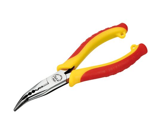 ツノダ STAINLESS マルチラジオペンチ（ベントタイプ） エラストマーグリップ 全長167mm SMB-150DG 1丁