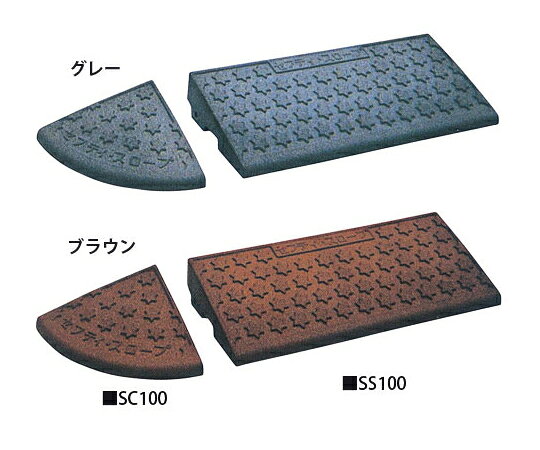 Shop de clinic楽天市場店のMISUGI セフティ・スロープ 100mm段差サイド用 ブラウン SC100 1個｜アングル3