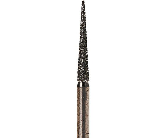 ナカニシ 電着ダイヤモンドバー（5本入）　粒度#140　トンガリ　刃径1.6mm　刃長10mm 11076 1パック(5本入)●微細で精密な研削加工に適しています。●粒度（#）：140●刃径（mm）：1.6●刃長（mm）：10●軸径（mm）：1.6●全長（mm）：22●形状：トンガリ●最高使用回転数（rpm）：100000●砥粒：ダイヤモンド●ダイヤモンド砥粒●原産国：台湾●コード番号：829-2481
