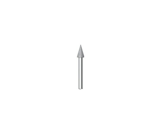 ナカニシ 電着ダイヤモンドバー　粒度#130　円錐　刃径3mm　刃長5mm 11132 1本／パック
