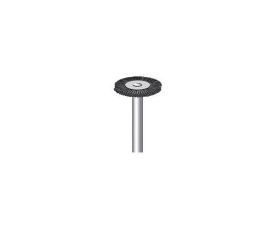 ナカニシ 毛ブラシ ハード 馬毛 （10本入） 外径17mm 50132 1パック(10本入)