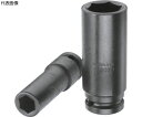 ゲドレー インパクト用ソケット(6角)ロング 1/2 mm 17mm 6163890 1個