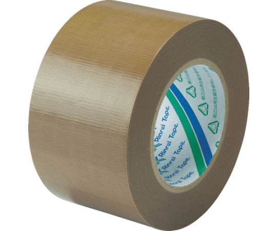 リンレイ クロス粘着テープ 包装用PEワリフテープ EF671 75×50 厚さ0.16mm 茶色 EF671-75X50 1巻