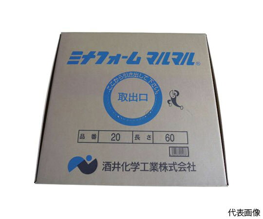 酒井化学 弾性シーラントバックアップ材 フォームマルマル #25 25mmφ×2m （100本入り） MM-25 1箱(100本入)●柔軟性・復元性・弾力性に優れたポリエチレン高発泡体です。●耐水性・断熱性に優れているため、目地のすき間埋めとして最適です。●包装資材から、土木建材用目地材や、ガラスなどの弾性シーラントバックアップ材として。●適合目地幅（mm）：17〜21●直径（mm）：25●長さ（m）：2●引張強度（kgf/cm2）：2.43●引張強度（N/cm2）：116.7●色：ホワイト●色：ホワイト●使用温度範囲：0〜60℃●材質／仕上：高発泡ポリエチレン●原産国：日本●コード番号：828-9135