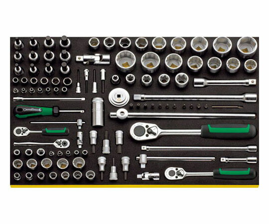 エスコ ソケットレンチセット　1/4"DR・3/8"DR・1/2"DR EA612TF-5 1セット