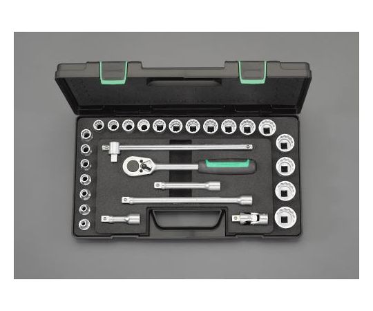 エスコ ソケットレンチセット　1/2"DR EA617DC-9 1組