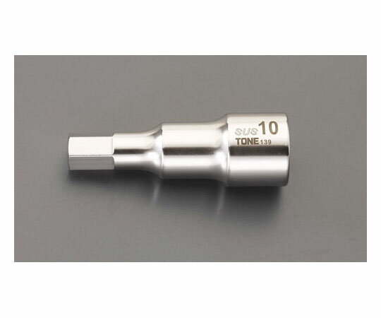 エスコ [INHEX]ビットソケット（ステンレス製）　1/2"DR×8mm EA618SC-208 1個