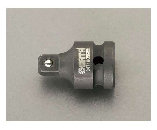 エスコ 凹凸ソケットアダプター　1/2"DR×3/8"DR EA687HC-43 1個