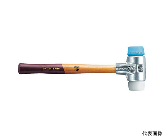 ロームヘルド・ハルダー シンプレックスハンマー　TPEソフト・スーパープラスティック径30 3117.030 1個●アルミ製ハウジングは軽量の為、打撃力を正確に加減でき、正確な作業に適しています。●インサート、ハウジング、ハンドルは、全て交...