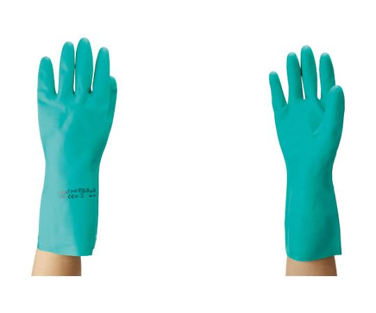 アンセル 耐油・耐薬品ニトリル手袋 アルファテック ソルベックス 中厚手 37-175 LLサイズ 37-175-10 1双