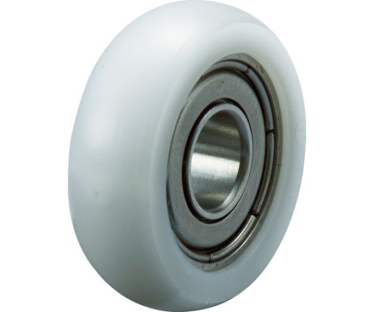 トラスコ中山 樹脂ベアリング　Eシリーズ　フラットタイプ軸穴　外径30mm TEFH3008 1個