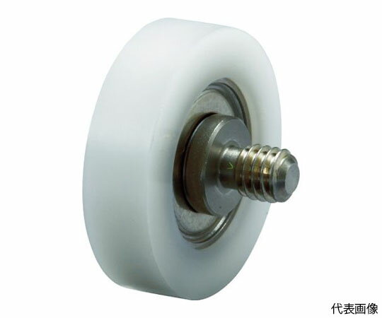 トラスコ中山 樹脂ベアリング　Eシリーズ　フラットタイプ六角穴　外径30mm　M5 TEFS3008M5 1個