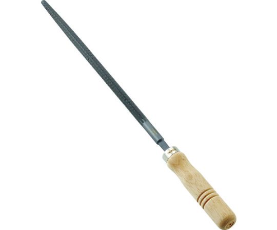 トラスコ中山 鉄工用ヤスリ　木柄付　丸　中目　刃長250 TMA250-02-S 1本