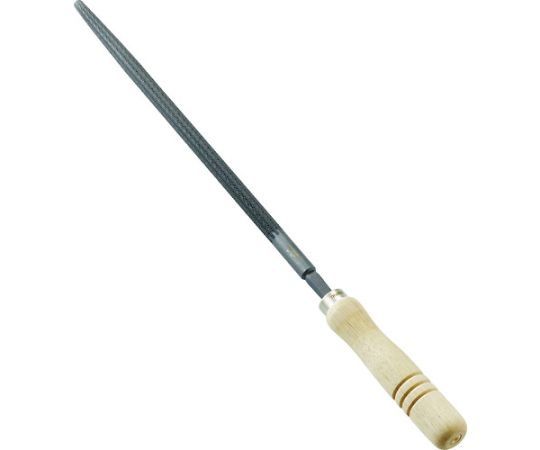 トラスコ中山 鉄工用ヤスリ　木柄付　丸　中目　刃長300 TMA300-02-S 1本